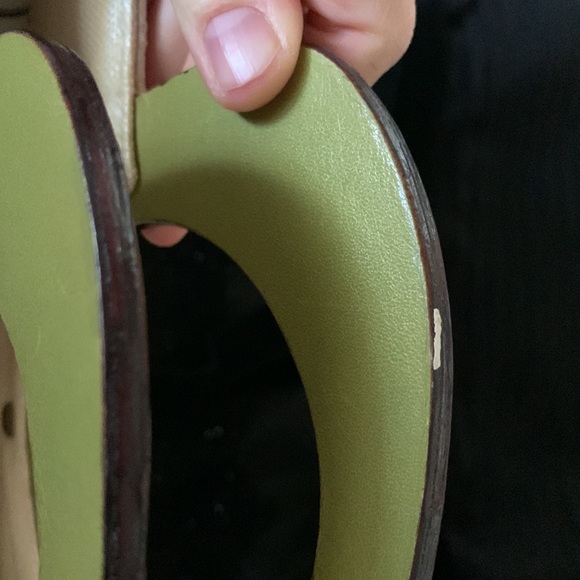 Vintage authentic Kate Spade waxed linen tote mod retro Rare - Picture 6 of 15